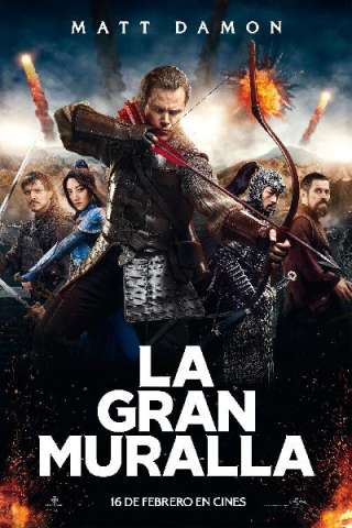 The Great Wall [HD] (2016 CB01)