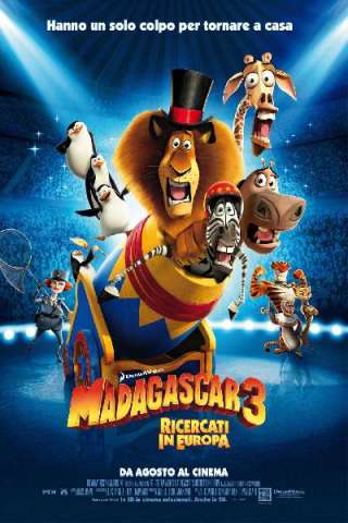 Madagascar 3 - Ricercati in Europa [HD] (2012 CB01)